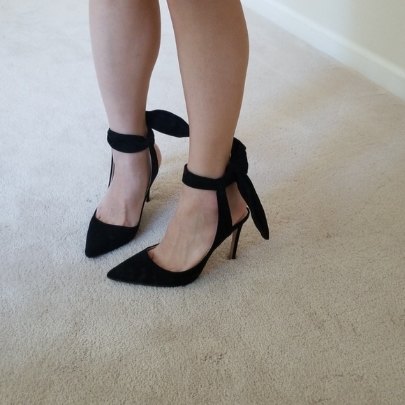 Zara Shoes - Zara Black Tie Heels
